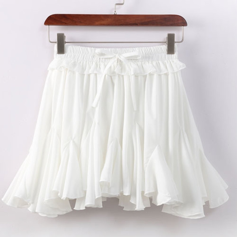High Waist A Line Mini Skirt Ladies Chiffon s Womens Summer Sexy s Female Spliced Woman Pleated School 210603, Black
High Waist A Line Mini Skirt Ladies Chiffon s Womens Summer Sexy s Female Spliced Woman Pleated School 210603, Black