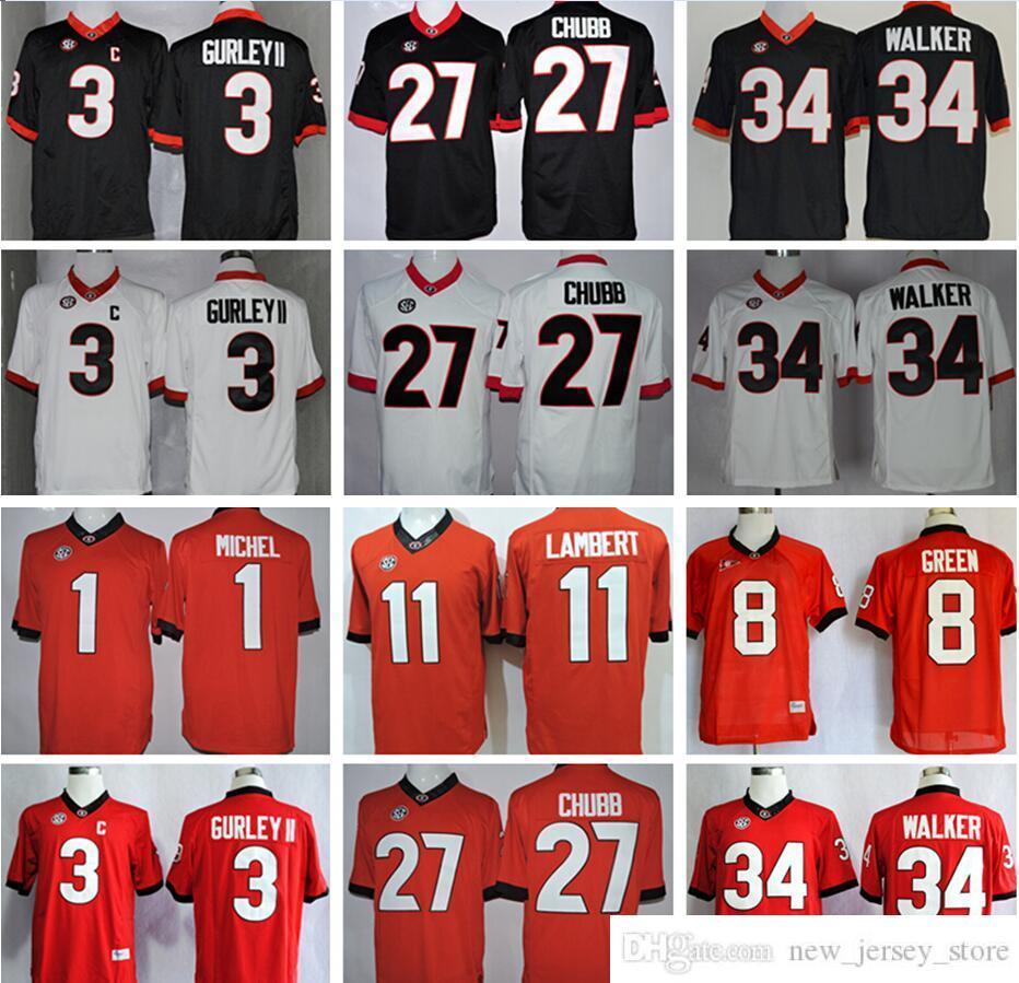 NCAA Georgia Bulldogs College Football Wear 1 Sony Michel 3 Todd Gurley 7 Matthew Stafford 8 AJ Green 10 Jacob Eason 27 Nick Chubb 34 Herchel Walker Jersey, Same as picture
NCAA Georgia Bulldogs College Football Wear 1 Sony Michel 3 Todd Gurley 7 Matthew Stafford 8 AJ Green 10 Jacob Eason 27 Nick Chubb 34 Herchel Walker Jersey, Same as picture