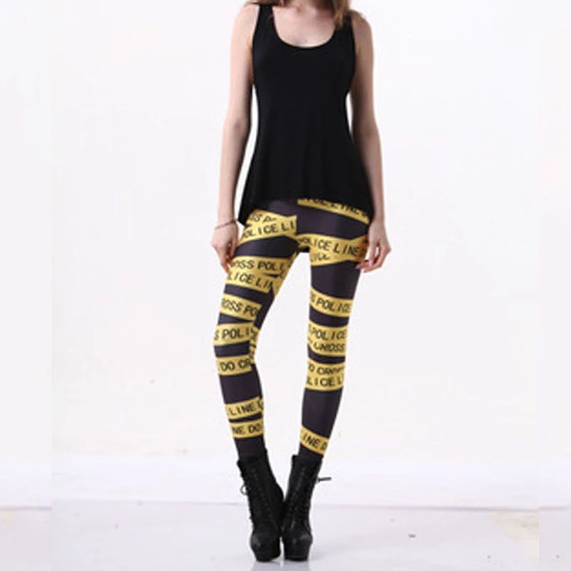 Sexy Women's Skinny Leggings Fashion Mid Waist Yellow Letter Printing Slim Elastic Fitness Pants Casual Workout Pant, Black
Sexy Women's Skinny Leggings Fashion Mid Waist Yellow Letter Printing Slim Elastic Fitness Pants Casual Workout Pant, Black