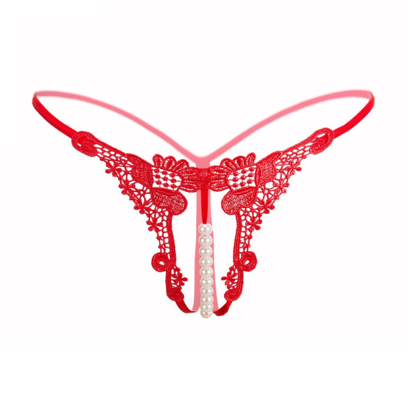 Women's Panties G String V-String Thong Lace Women Sexy Transparent Underwear Pearl Massage Culotte Femme Open Crotch Thongs Lingerie, Black
Women's Panties G String V-String Thong Lace Women Sexy Transparent Underwear Pearl Massage Culotte Femme Open Crotch Thongs Lingerie, Black