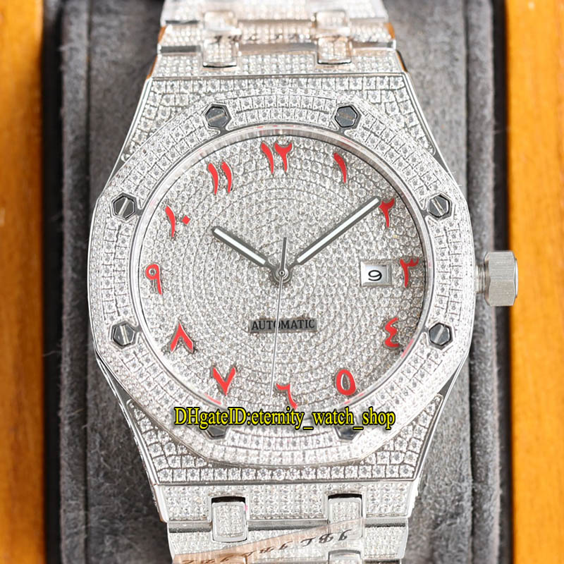 eternity Jewellery Watches RFF 15400 Latest A3120 Automatic Fully Iced Out Mens Watch Red Arabic numerals Diamond Dial Diamonds Case And Bracelet 15202 15452 15502, Watch waterproof production cost
eternity Jewellery Watches RFF 15400 Latest A3120 Automatic Fully Iced Out Mens Watch Red Arabic numerals Diamond Dial Diamonds Case And Bracelet 15202 15452 15502, Watch waterproof production cost