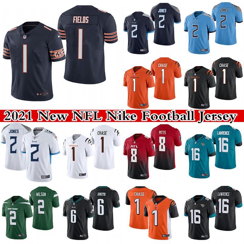 2 Julio Jones 8 Kyle Pitts 1 Justin Field 1 Ja'Marr Chase 6 DeVonta Smith 1 Justin Field 16 Trevor Lawrence Men's Stitched NFL Nike Limited Football Jersey, Navy blue
2 Julio Jones 8 Kyle Pitts 1 Justin Field 1 Ja'Marr Chase 6 DeVonta Smith 1 Justin Field 16 Trevor Lawrence Men's Stitched NFL Nike Limited Football Jersey, Navy blue