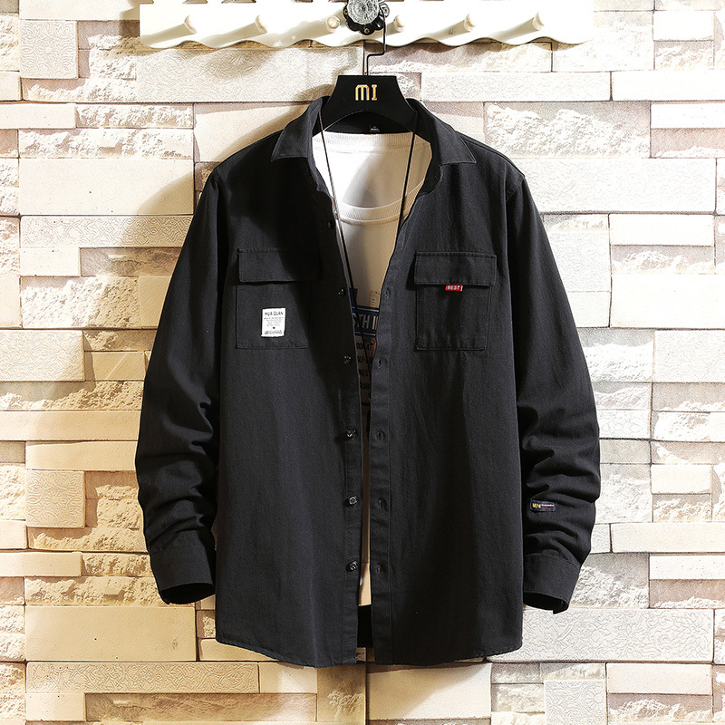 2021 Casual Brand Men's Loose Hip Hop Streetwear Black Shirts Long Sleeves New Spring Autumn Plus Overasian Size M-5xl A2ar, Cy671 2
2021 Casual Brand Men's Loose Hip Hop Streetwear Black Shirts Long Sleeves New Spring Autumn Plus Overasian Size M-5xl A2ar, Cy671 2