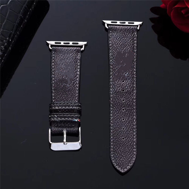Luxury Wristband Real Leather Straps 40mm 44mm Designer Watch bands 38mm 42mm Watchband for iwatch Series4321 For Apple Watch
Luxury Wristband Real Leather Straps 40mm 44mm Designer Watch bands 38mm 42mm Watchband for iwatch Series4321 For Apple Watch