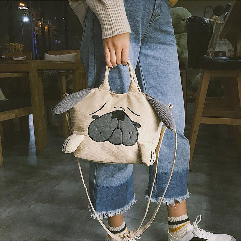 Evening Bags Japanese Women Cute Personality Corduroy Harpy Dog Shoulder Messenger Bag Funny Animal Female Girl Small
Evening Bags Japanese Women Cute Personality Corduroy Harpy Dog Shoulder Messenger Bag Funny Animal Female Girl Small