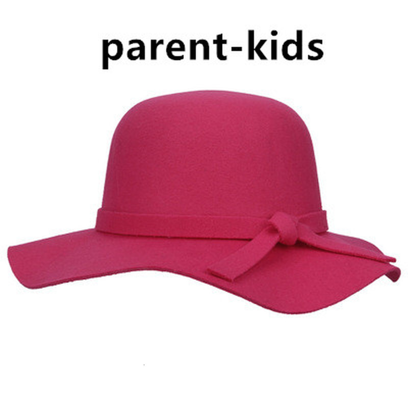 2021 New Parent Kids Big Brim Solid Color Bowknot Adult Child Women Autumn Winter Felted Formal Church Black Fedora Hats 6vk1, Kids black
2021 New Parent Kids Big Brim Solid Color Bowknot Adult Child Women Autumn Winter Felted Formal Church Black Fedora Hats 6vk1, Kids black