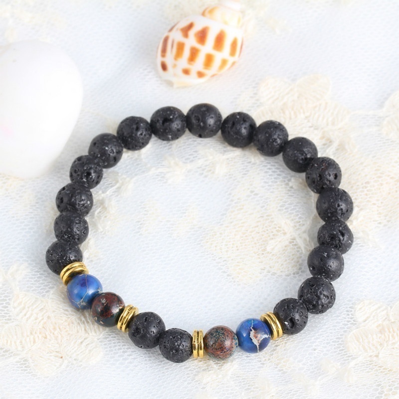 Black Lava Natural Stone Beads Bracelets for Women Vintage Design Volcanic Rock Tiger Eye Bead Strand Bracelet Men Jewelry Gifts
Black Lava Natural Stone Beads Bracelets for Women Vintage Design Volcanic Rock Tiger Eye Bead Strand Bracelet Men Jewelry Gifts