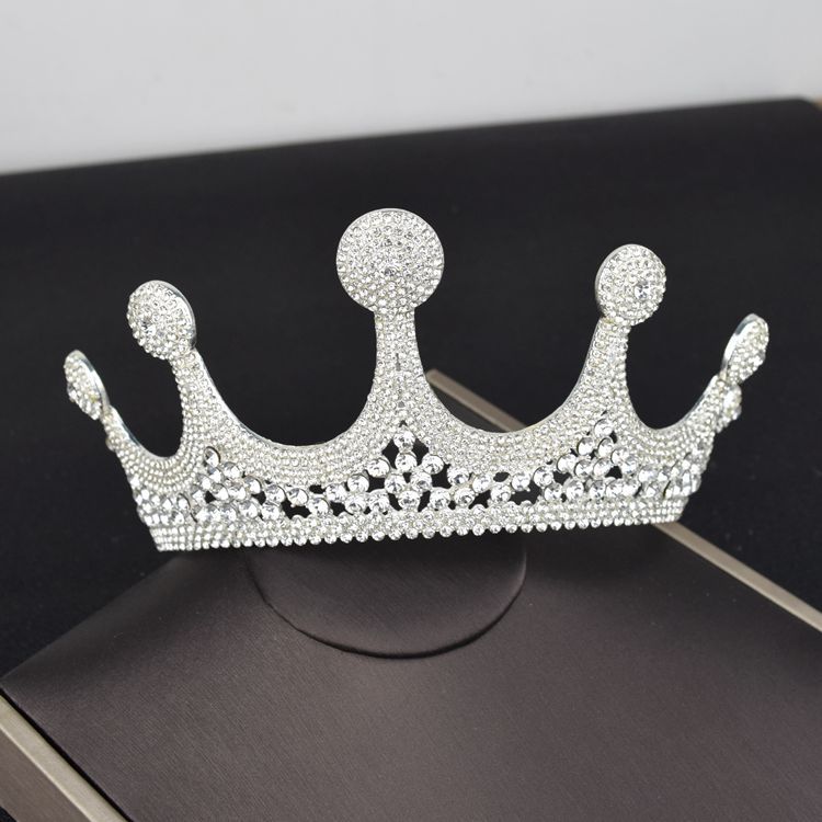 Luxury Bridal Crown And Tiaras Rhinestone Crystals Royal Wedding Crowns Princess Hair Accessories Birthday Party Tiaras Women Headpieces