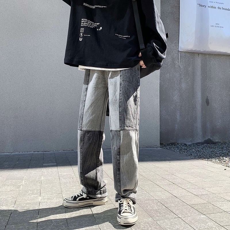 2021 New Autumn Korean Style Straight Men' Fashion Retro Casual Jeans Pants Men Streetwear Wild Loose Hip-hop Denim Trousers Mens Qbxe, Black
2021 New Autumn Korean Style Straight Men' Fashion Retro Casual Jeans Pants Men Streetwear Wild Loose Hip-hop Denim Trousers Mens Qbxe, Black