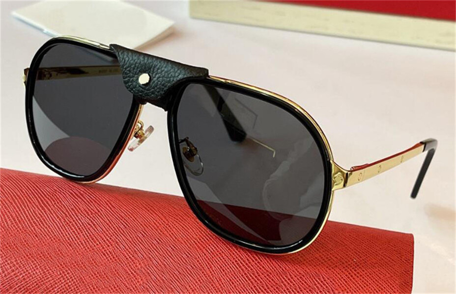 New fashion design sunglasses 0241SA pilot frame withleather buttons popular selling style uv400 protection eyewear classic style, White;black
New fashion design sunglasses 0241SA pilot frame withleather buttons popular selling style uv400 protection eyewear classic style, White;black