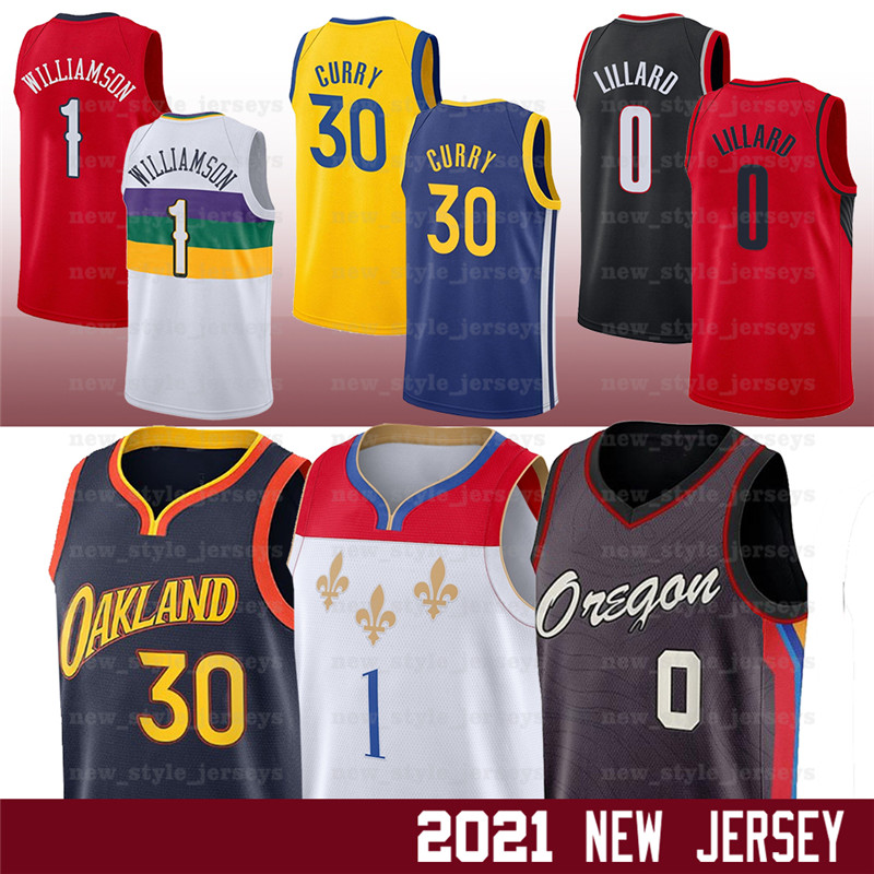 30 Stephen Wiseman Curry 0 Damian Williamson Lillard 1 Zion Dunke Stitched Basketball Jerseys Z2, Black;red
30 Stephen Wiseman Curry 0 Damian Williamson Lillard 1 Zion Dunke Stitched Basketball Jerseys Z2, Black;red