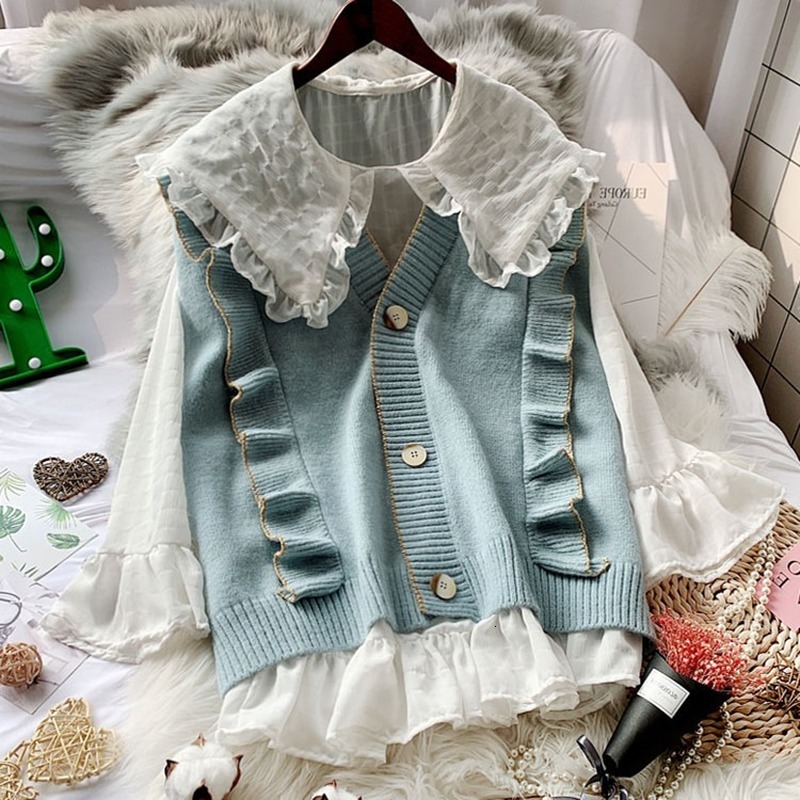 2021 New Camisola Feminina De Malha Cardigans Moda Outono Manga Comprida Solto Casaco Casual Boto Grosso Decote Em v Slido Feminino Topos Ms, Yellow
2021 New Camisola Feminina De Malha Cardigans Moda Outono Manga Comprida Solto Casaco Casual Boto Grosso Decote Em v Slido Feminino Topos Ms, Yellow