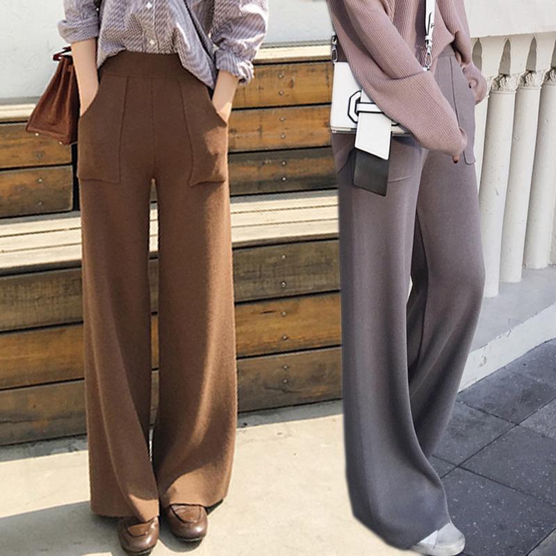 Women's Pants & Capris 2021 Women Autumn Winter Warm Straight Pant Lady Pocket High Waist Loose Wide Leg Female Casual Solid Trouser H55, Black;white
Women's Pants & Capris 2021 Women Autumn Winter Warm Straight Pant Lady Pocket High Waist Loose Wide Leg Female Casual Solid Trouser H55, Black;white