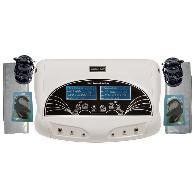 Dual Ionic Cleanse Detox Machine TENS Massage Therapy Ionic Detox Foot Spa Machine Footbath Salon Spa Body Care 1pcs By DHL A05
Dual Ionic Cleanse Detox Machine TENS Massage Therapy Ionic Detox Foot Spa Machine Footbath Salon Spa Body Care 1pcs By DHL A05