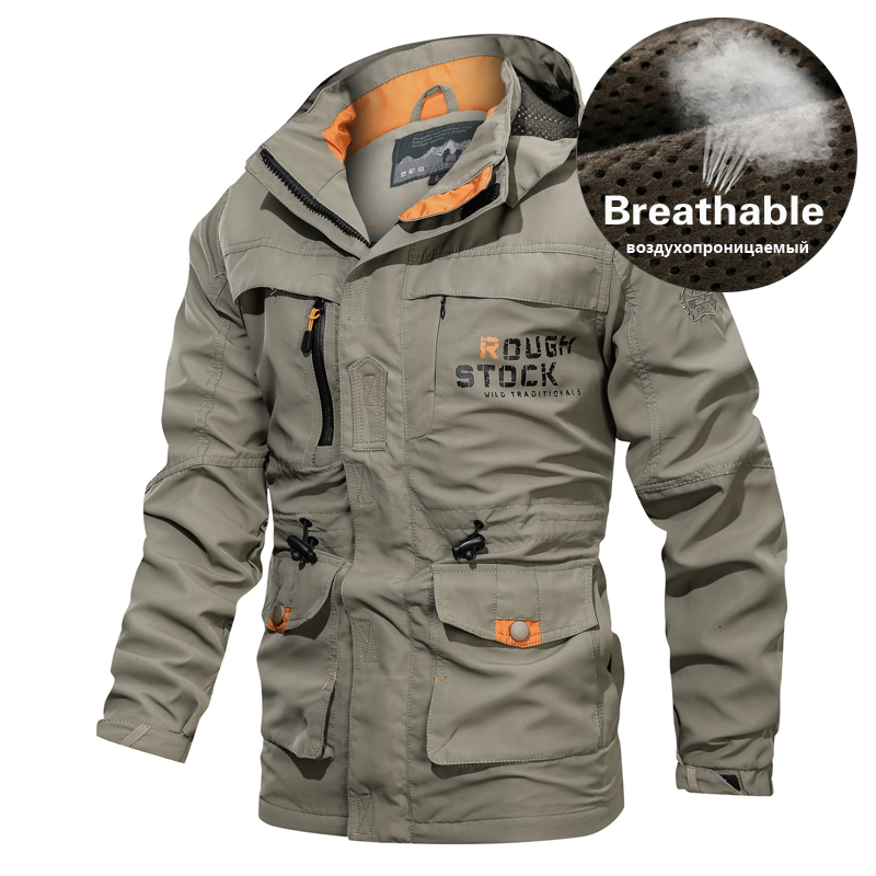 2021 New Breathable Jacket Men Spring Autumn Multi-pocket Tactical Jackets Windbreaker Male Coat Outdoor Stormwear Xuuv, Navy blue
2021 New Breathable Jacket Men Spring Autumn Multi-pocket Tactical Jackets Windbreaker Male Coat Outdoor Stormwear Xuuv, Navy blue