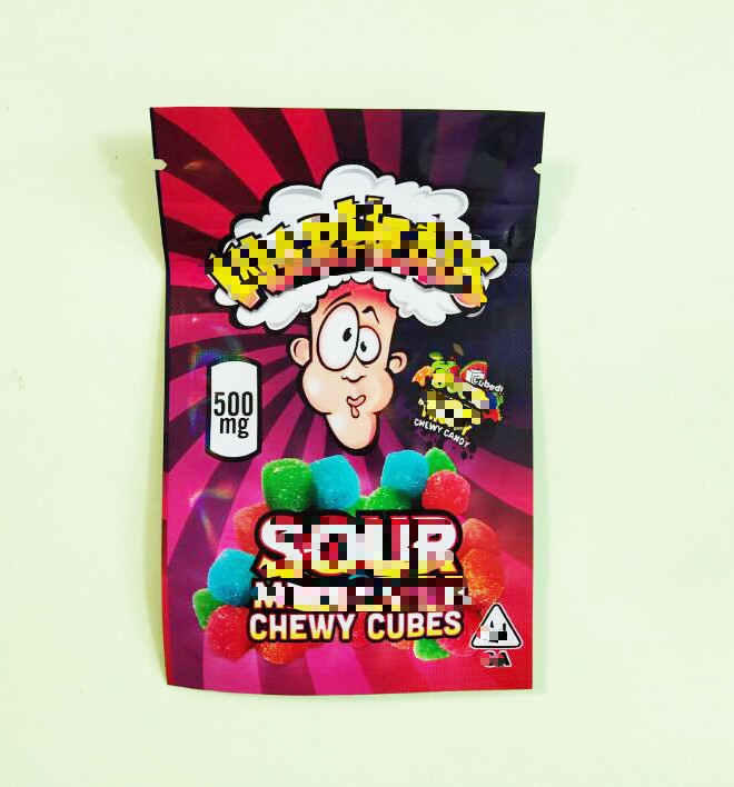 New Warh eads Mylar Bag 500mg Sour Sweet Fruity Candy Medicated Chewy Cubes Edibles Gummies WAR HEADS Candy Package Bags SKITT LES sfgo
New Warh eads Mylar Bag 500mg Sour Sweet Fruity Candy Medicated Chewy Cubes Edibles Gummies WAR HEADS Candy Package Bags SKITT LES sfgo
