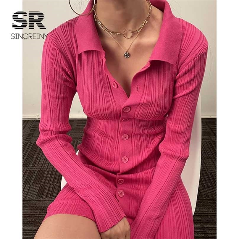 SINGREINY Women Sexy Sweater Dress Turndown-Collar Long Sleeves Elastic Pencil Autumn Button Bodycon Stripe knitted 211109, Blue
SINGREINY Women Sexy Sweater Dress Turndown-Collar Long Sleeves Elastic Pencil Autumn Button Bodycon Stripe knitted 211109, Blue
