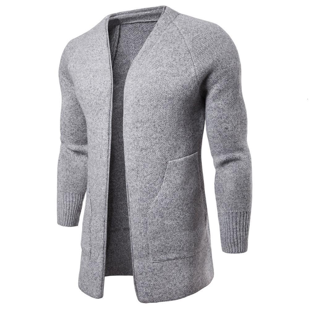 2021 New Casual Men's Sweater Slim Fit Knittwear Man Sweaters Zlyy, Gray