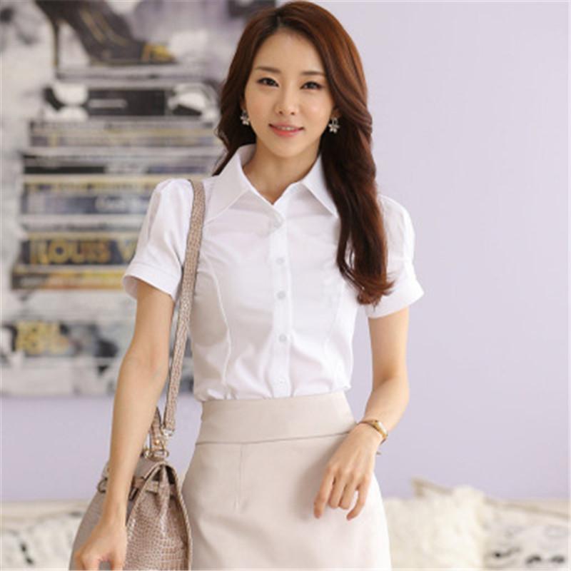 Women's Blouses & Shirts Plus Size 4XL 5XL Fashion Short-sleeve Shirt Female Business Formal Elegant White Blouse Slim Chiffon Blusas Femini
Women's Blouses & Shirts Plus Size 4XL 5XL Fashion Short-sleeve Shirt Female Business Formal Elegant White Blouse Slim Chiffon Blusas Femini
