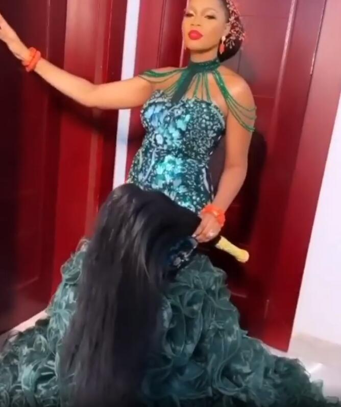 Aso Ebi 2021 Arabic Dark Green Luxurious Evening Dressses Lace Beaded Prom Dresses Tiers Formal Party Second Reception Gowns ZJ6788
