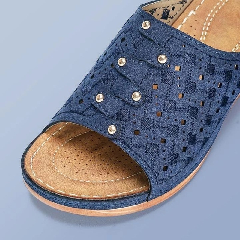 Comfy Platform Flat Sole Ladies Casual Soft Big Toe Foot Correction Sandal Orthopedic Bunion Corrector Women PU Leather Shoes 210302