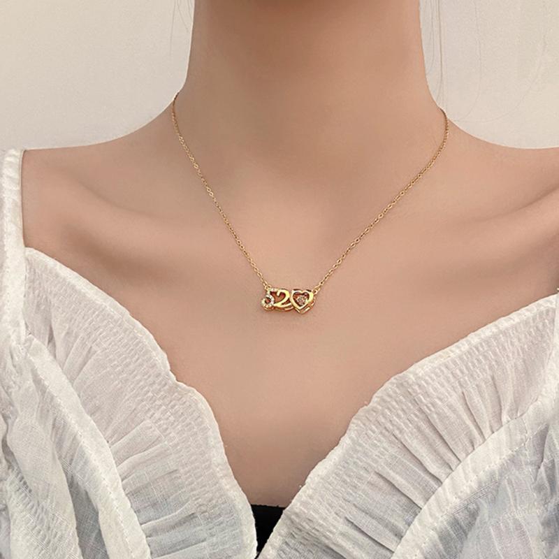 Pendant Necklaces 520 Necklace For Women Sweet Love Creativity Jewelry Diamond Shiny Wedding Fashion Aesthetic Gift Her, Silver
Pendant Necklaces 520 Necklace For Women Sweet Love Creativity Jewelry Diamond Shiny Wedding Fashion Aesthetic Gift Her, Silver