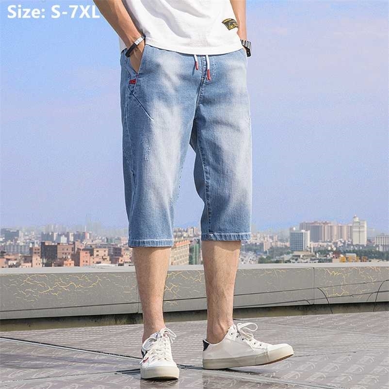 Jeans Men Shorts Blue Sretched Loose Middle Waist Plus Size Large 6XL 7XL Summer Elastic Casual Denim Trousers Half Streetwear 211106, Black grey color
Jeans Men Shorts Blue Sretched Loose Middle Waist Plus Size Large 6XL 7XL Summer Elastic Casual Denim Trousers Half Streetwear 211106, Black grey color