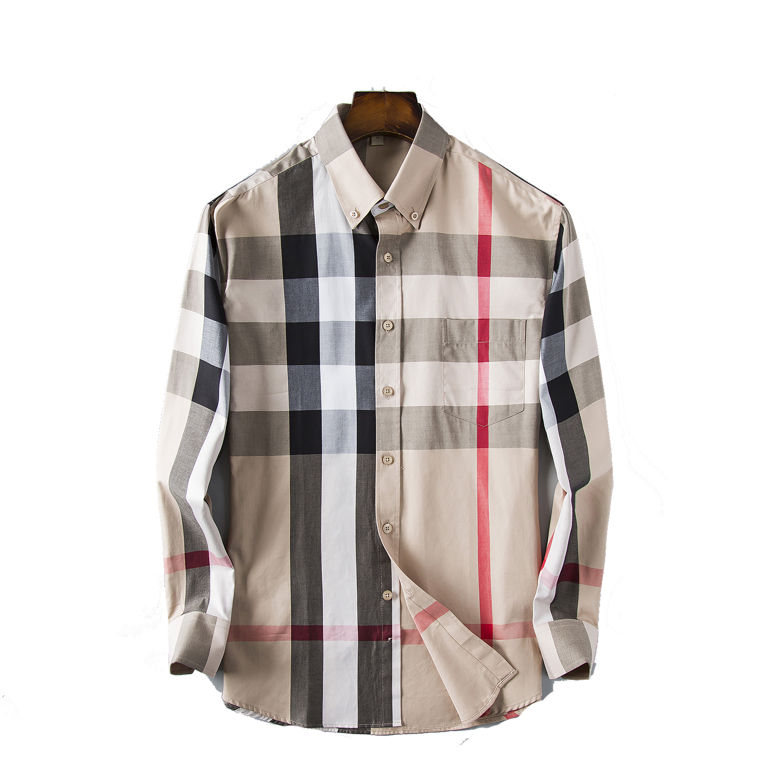 2021 Luxury designer's Business Casual Shirt, Long Sleeve, Stripe, Trim Social Men's T-shirt, Fashion Plaid #B1, White;black
2021 Luxury designer's Business Casual Shirt, Long Sleeve, Stripe, Trim Social Men's T-shirt, Fashion Plaid #B1, White;black