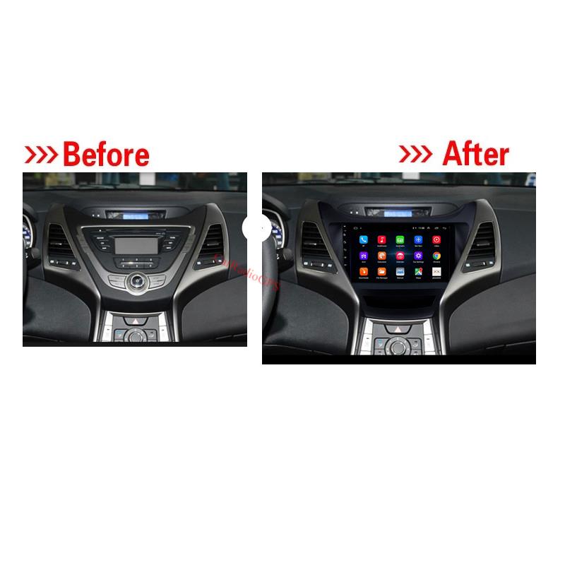 car dvd Stereo Player for Hyundai Elantra 2014-2016 with Music USB support DAB SWC DVR 9 Inch Android 10 Touchscreen GPS Navi