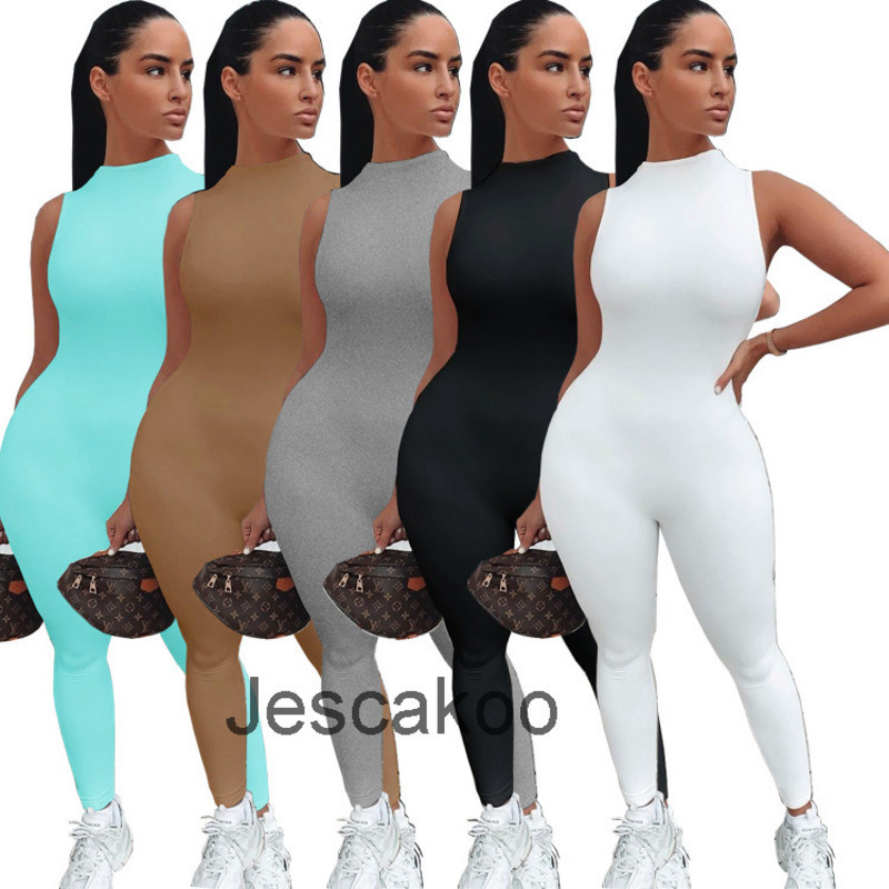 Women Jumpsuits Sports Rompers Sleeveless Slim High Waist zipper Bodysuits Sexy Clothes Casual Streetwear Nightclub Clothing J325, Gray
Women Jumpsuits Sports Rompers Sleeveless Slim High Waist zipper Bodysuits Sexy Clothes Casual Streetwear Nightclub Clothing J325, Gray