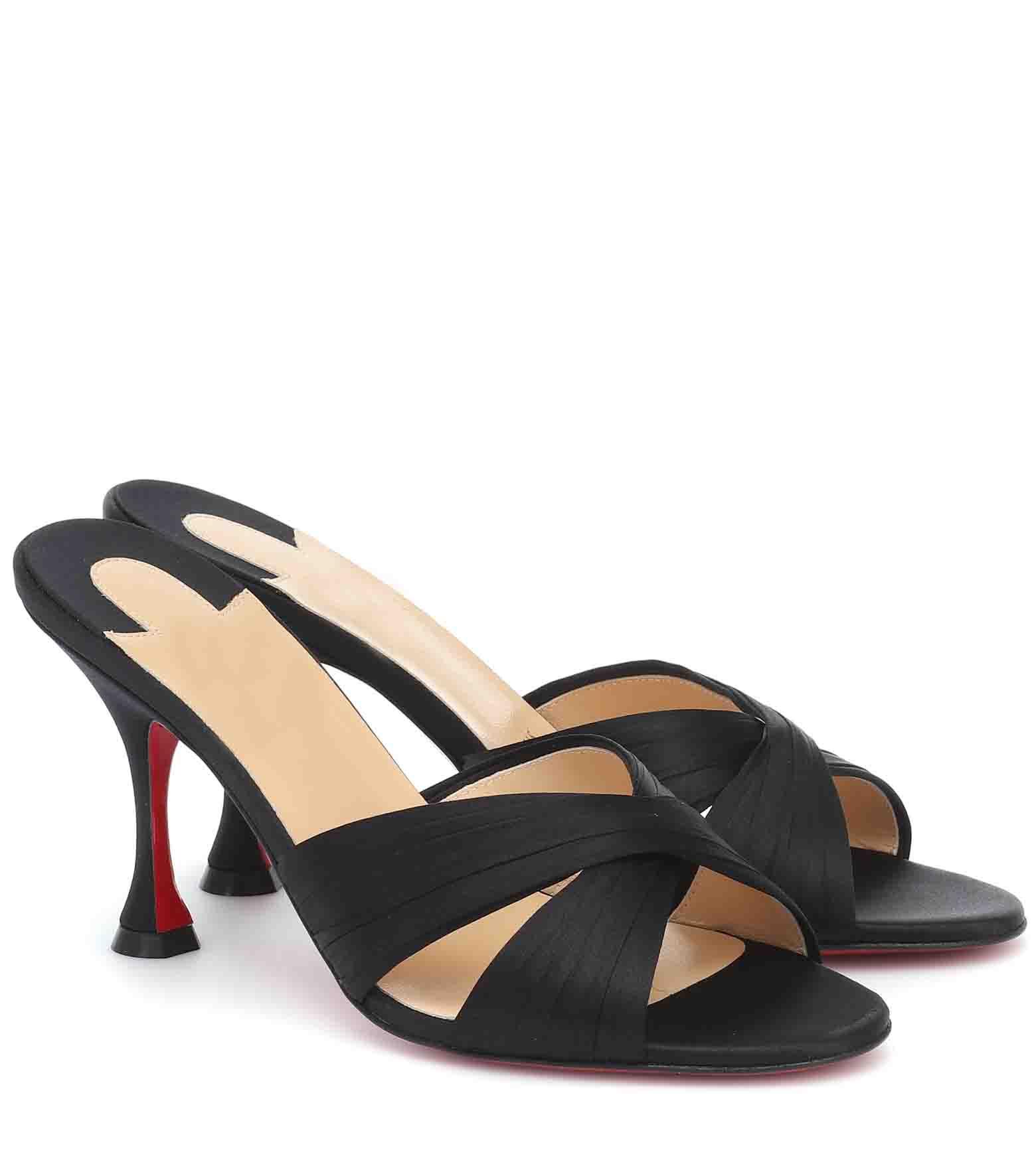 21S Women Slipper Luxury Woman designs Red Bottom Sandals slip on red-soles sandal Nicol back 85mm Satin Crepe BLACK Sexy shoes factory wholesale
21S Women Slipper Luxury Woman designs Red Bottom Sandals slip on red-soles sandal Nicol back 85mm Satin Crepe BLACK Sexy shoes factory wholesale