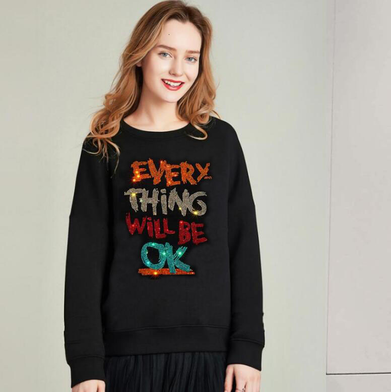 2021 New Winter Sweatpants with Women's Style Strass Casual Black Hoodies Sweater Sports Girls Pa3l
2021 New Winter Sweatpants with Women's Style Strass Casual Black Hoodies Sweater Sports Girls Pa3l
