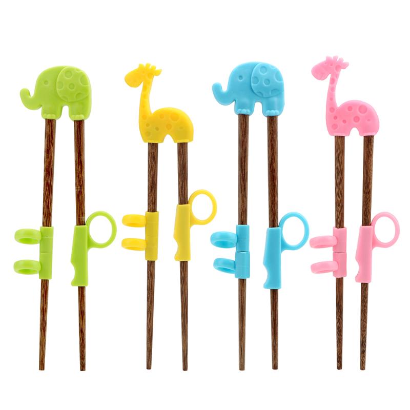 Pair Wood Silicone Baby Exercise Training Chopsticks Cartoon Children Learning
Pair Wood Silicone Baby Exercise Training Chopsticks Cartoon Children Learning