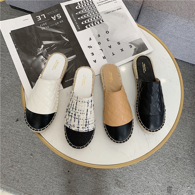 2021 New Summer Women Mules Shoes Brand Slippers Fashion Round Toe Slip on Home Slides Ladies Multi Color Leather Flat Woman Loafers Pbcy, Black
2021 New Summer Women Mules Shoes Brand Slippers Fashion Round Toe Slip on Home Slides Ladies Multi Color Leather Flat Woman Loafers Pbcy, Black
