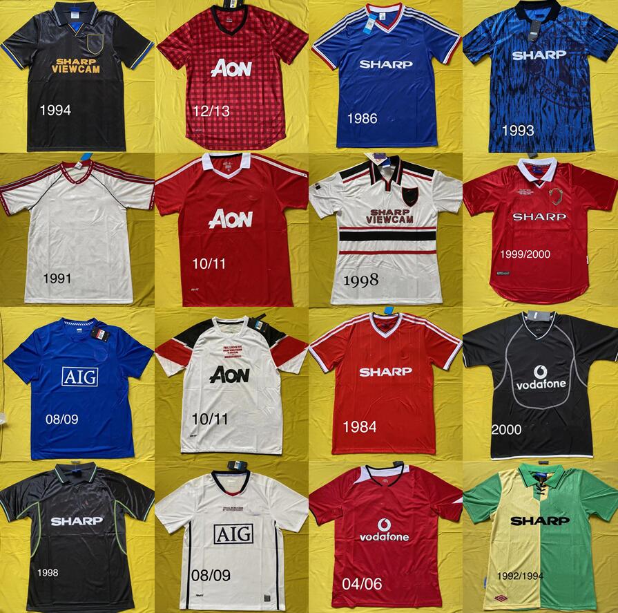 Retro Version Soccer jerseys home and away 07 08 83 84 85 86 91 92 93 94 96 finals football Giggs SCHOLES Beckham ManchesTer RONALDO CANTONA, Black;yellow
Retro Version Soccer jerseys home and away 07 08 83 84 85 86 91 92 93 94 96 finals football Giggs SCHOLES Beckham ManchesTer RONALDO CANTONA, Black;yellow
