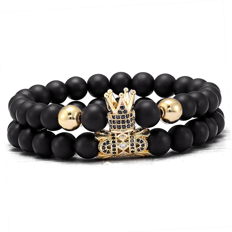 s/set Onyx Stone Beads Men Bracelet Crown Bracelets For Women Pulseras Hombre Moda Masculina Mens Braclets Bileklik Erkek, Black
s/set Onyx Stone Beads Men Bracelet Crown Bracelets For Women Pulseras Hombre Moda Masculina Mens Braclets Bileklik Erkek, Black