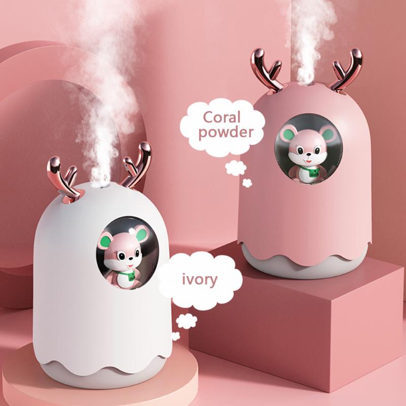 300ml Mute Portable Smart Air Humidifier Diffuser Elk Bear Christmas Care for Oil Aroma Mist Maker Spray LED Night Lamp
300ml Mute Portable Smart Air Humidifier Diffuser Elk Bear Christmas Care for Oil Aroma Mist Maker Spray LED Night Lamp