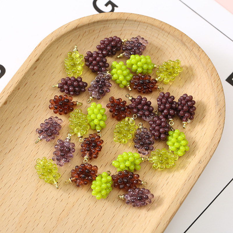 10PCs 10*18mm Green Purple Resin Components Fruit Grape Charms Zinc Based Alloy Simulation Pendants Gold Color For DIY Jewelry
10PCs 10*18mm Green Purple Resin Components Fruit Grape Charms Zinc Based Alloy Simulation Pendants Gold Color For DIY Jewelry
