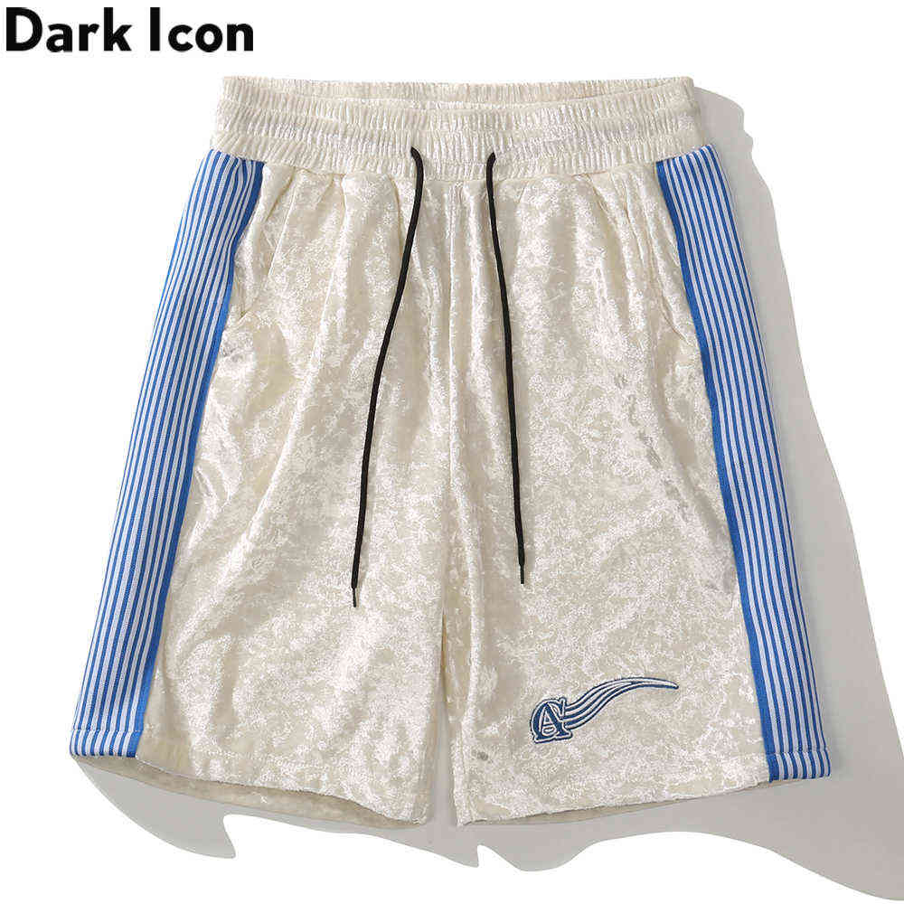 Velvet Shorts Men Elastic Waist Street Fashion Men's Shorts Summer Shorts for Man 210603, Blue
Velvet Shorts Men Elastic Waist Street Fashion Men's Shorts Summer Shorts for Man 210603, Blue