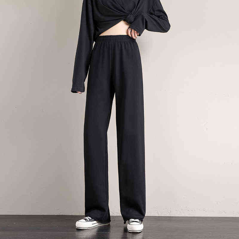 Women's pants female streetwear joggers oversize high waisted Korean style Fashion wide leg harajuku sweatpants baggy 211124