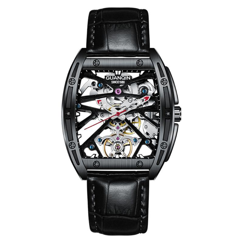 Wristwatches GUANQIN 2021 Watch Men Top Automatic Luminous Clock Skeleton Tourbillon Waterproof Mechanical Montre Homme, Black
Wristwatches GUANQIN 2021 Watch Men Top Automatic Luminous Clock Skeleton Tourbillon Waterproof Mechanical Montre Homme, Black