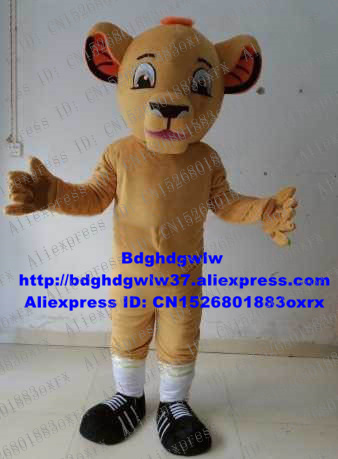 Mascot Costumes Brown Simba Lion Mascot Costume Adult Cartoon Character Outfit Suit Festivals And Holidays Client THANK YOU Party zx2395, Default color
Mascot Costumes Brown Simba Lion Mascot Costume Adult Cartoon Character Outfit Suit Festivals And Holidays Client THANK YOU Party zx2395, Default color
