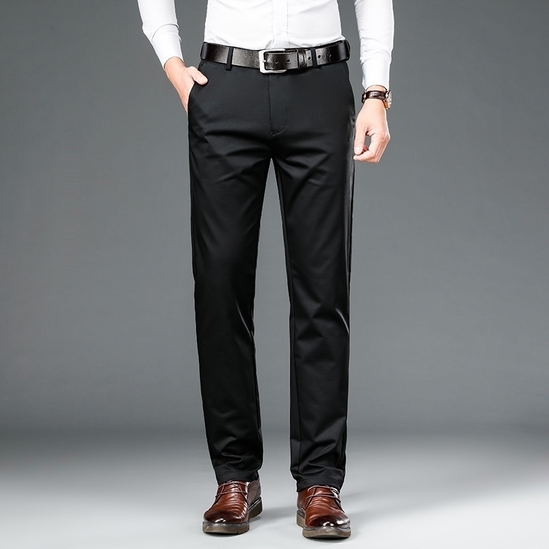 Spring autumn casual pants business loose straight tube middle-aged dad's trousers men's fashion and versatile, Dark gray
Spring autumn casual pants business loose straight tube middle-aged dad's trousers men's fashion and versatile, Dark gray