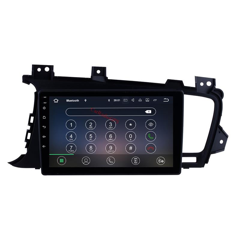 GPS Navigation car dvd radio Player for Kia k5 LHD 2011-2014 with Steering Wheel Control 9 inch Android 10 HD touchscreen