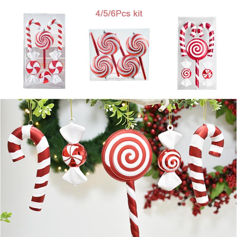 Christmas Decorations 4-6 Pcs Plastic Pendant Candy Cane Big Lollipop Hanging Ornaments Tree Home Decoration Kids Gift
Christmas Decorations 4-6 Pcs Plastic Pendant Candy Cane Big Lollipop Hanging Ornaments Tree Home Decoration Kids Gift