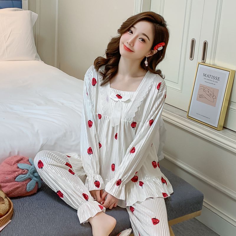 Sweet 2pcs Printer Pajamas Lady's Change Hard Competition End Clothing. Lay a Tie. 69m9, Pink
Sweet 2pcs Printer Pajamas Lady's Change Hard Competition End Clothing. Lay a Tie. 69m9, Pink