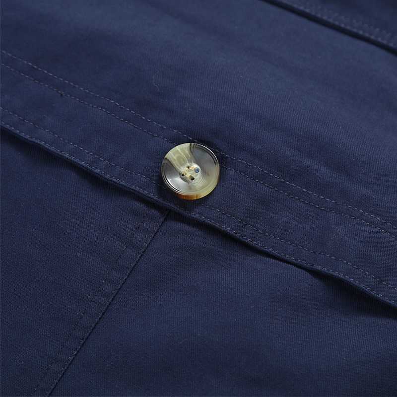 Fashion iSurvivor Men Long Jacket Spring Autumn Korean Slim Cotton Casual Windbreaker 's Coat 5XL 210819