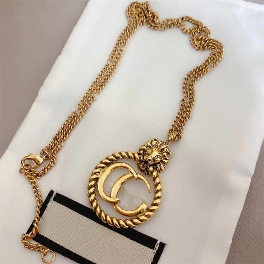 Gjia Necklace / gjia 19 years double G letter tiger head fashion necklace women's brass materialk0, Silver
Gjia Necklace / gjia 19 years double G letter tiger head fashion necklace women's brass materialk0, Silver