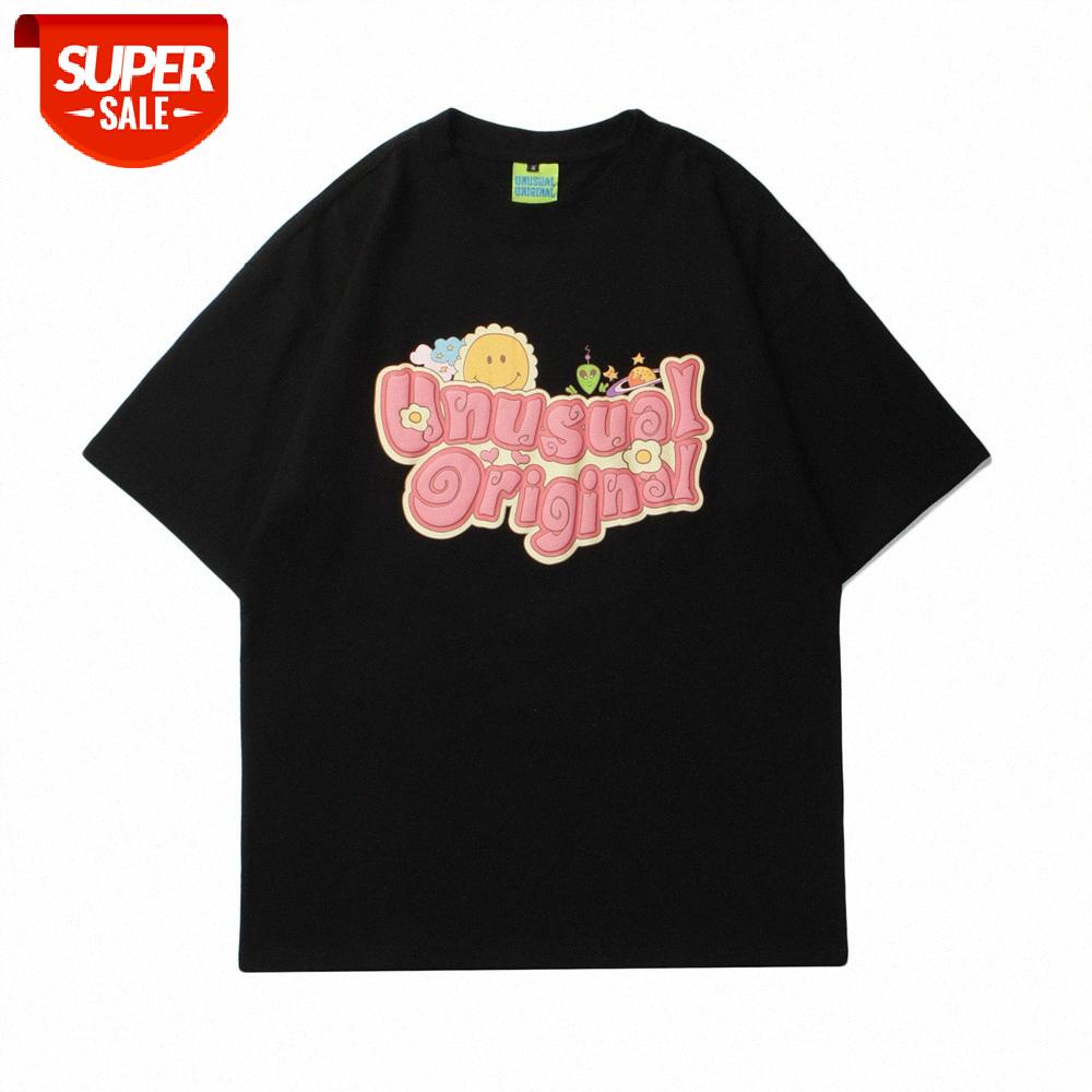 Creative fun letter foam printing short-sleeved t-shirt men's street flow loose round neck five-point sleeve #r39f, White;black
Creative fun letter foam printing short-sleeved t-shirt men's street flow loose round neck five-point sleeve #r39f, White;black