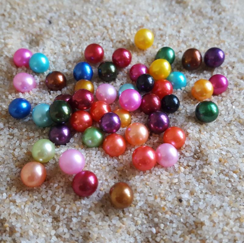 Other 30 Pieces High Quality Loose Round 6-8mm Freshwater Pearls Cultured Pearl Dyed Colors For Jewelry Diy
Other 30 Pieces High Quality Loose Round 6-8mm Freshwater Pearls Cultured Pearl Dyed Colors For Jewelry Diy